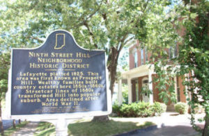 Ninth Street Hill sign